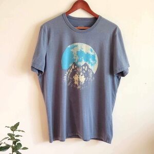 Fossil Wolf Moon Mountain Graphic T-shirt XL
